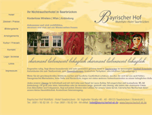 Tablet Screenshot of bayrischerhof-sb.de